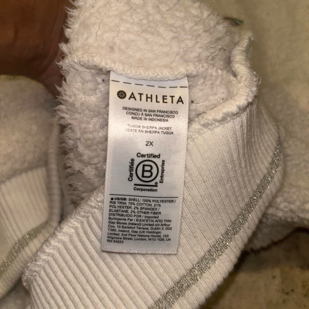 ATHLETA In the Clouds Jacket size 2X - Picture 5 of 7